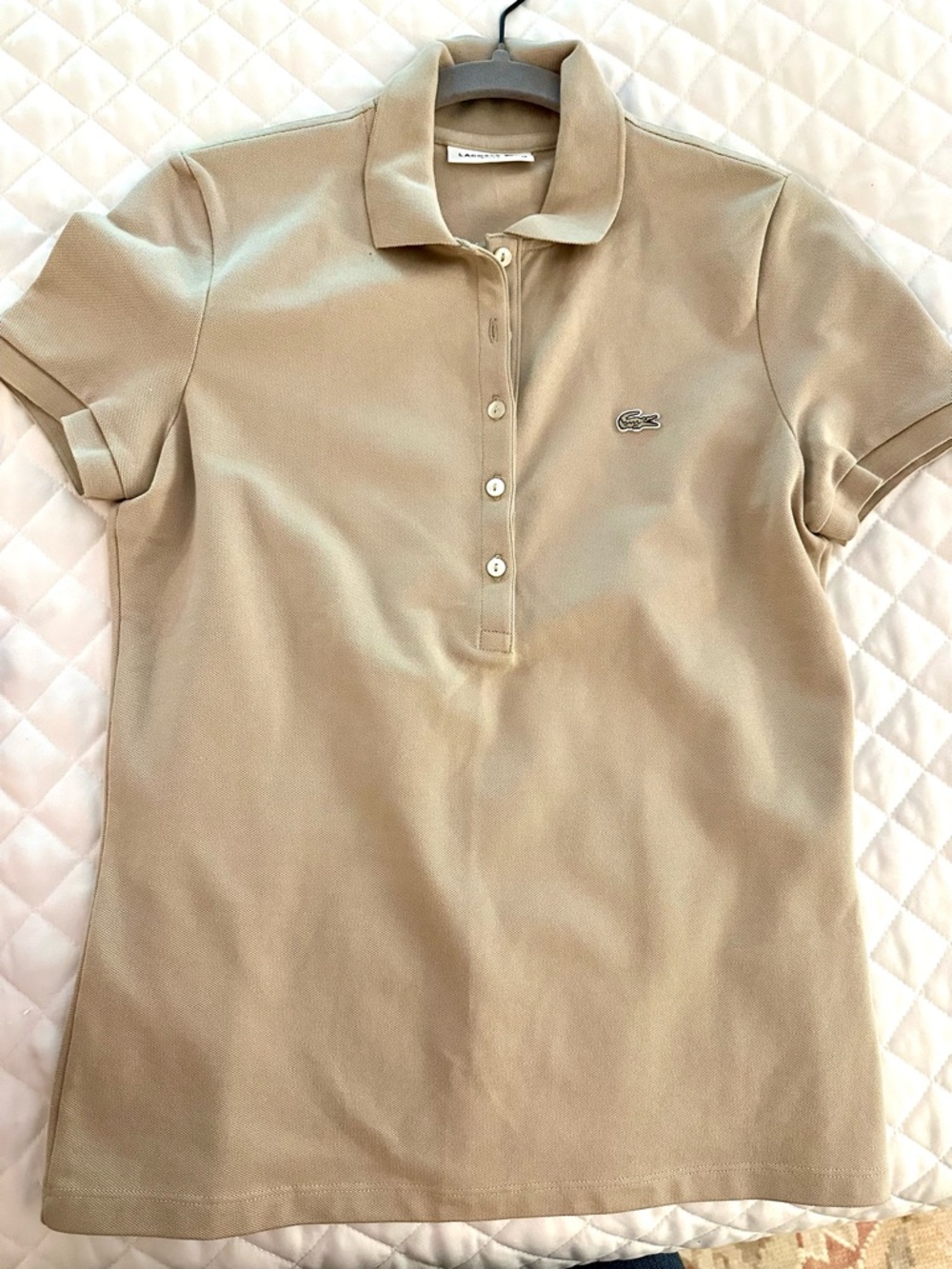 Lacoste Light Tan Polo Shirt
